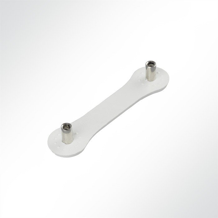 Nietunterlage mit Nieten für Riemen- und Bügelkrampen
