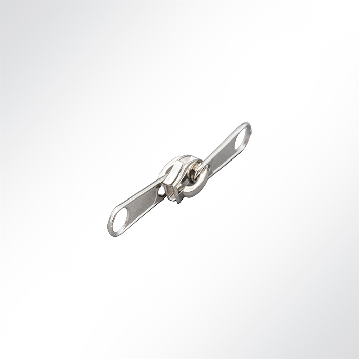 Doppelschieber CT08 vernickelt für Spiralreißverschlüsse