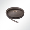 Vorschau Stamoid Edge PVC-beschichtetes Einfassband schneeweiß 20mm taupe