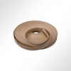 Vorschau Stamoid Edge PVC-beschichtetes Einfassband schneeweiß 20mm beige