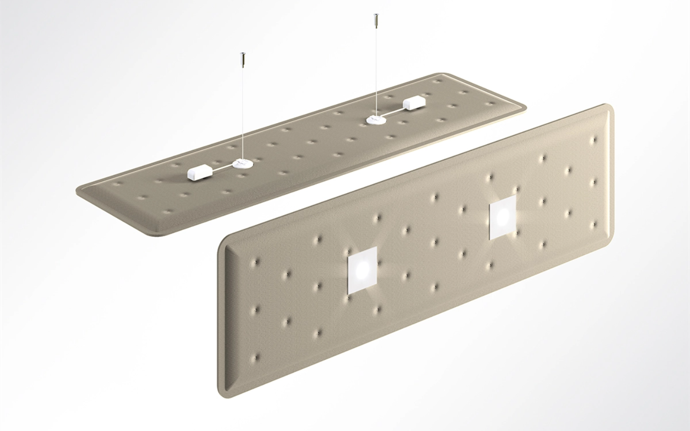 Akustik Lampe Deckensegel Leuchte